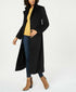 Forecaster Notched-Collar Maxi Walker Coat Black Size 2