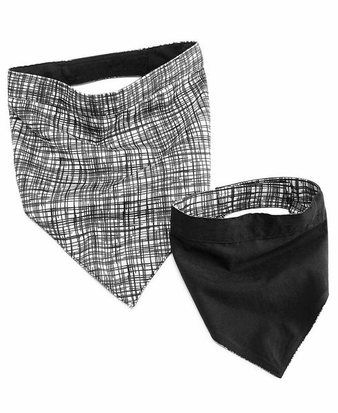 Mimish House of Barker Black White Reversible Bandanna Small Black MSRP $22
