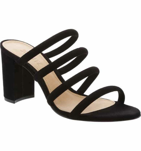 Schutz Felisa Block Heel Sandal Black Size 7B Msrp $170