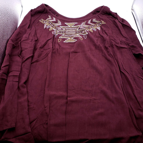 Mossimo Garnet Rose womens Blouse Size 3X New