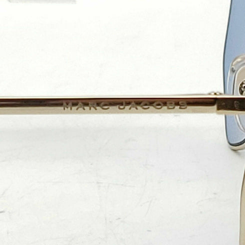 Women's Marc Jacobs 59Mm Navigator Sunglasses - Gold/ Blue - New