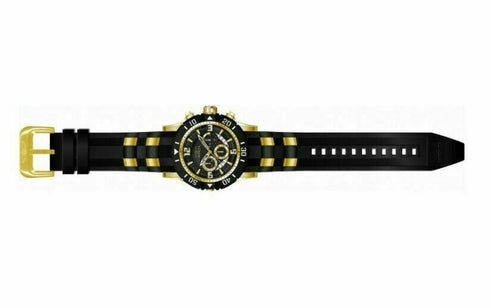 Invicta Men's Pro-Diver 23702 Black/Gold Tone 50MM Case Chronograph Watch W CASE