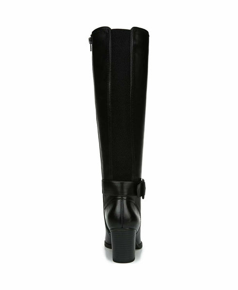 Women's Soul Naturalizer Twinkle Wide Calf High Shaft Boots Black Size 6M
