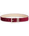 INC International Concepts Women's Double Imitation-Pearl Belt Purple Medium