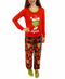 The Grinch Matching Girls Grinch 3pc Family Pajama Set Red Size 7/8