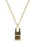 Alfani Gold-Tone Tortoise-Look Rectangle Pendant Necklace, 34" + 2" extender