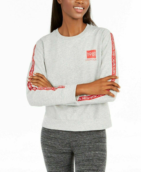 Calvin Klein Bold 1981 Lounge Sweatshirt Gray Size M