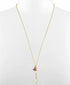 RACHEL Rachel Roy Gold-Tone Stone Heart & Love ID Pendant Necklace, 24" + 2"