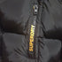 Superdry Mens Gold Puffer Coat Black Size XL