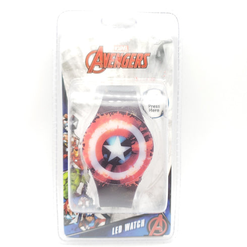 Marvel The Avengers Kids "captain America" Digital Display Watch New