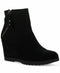Sun + Stone Finn Wedge Booties Black Size 9 M
