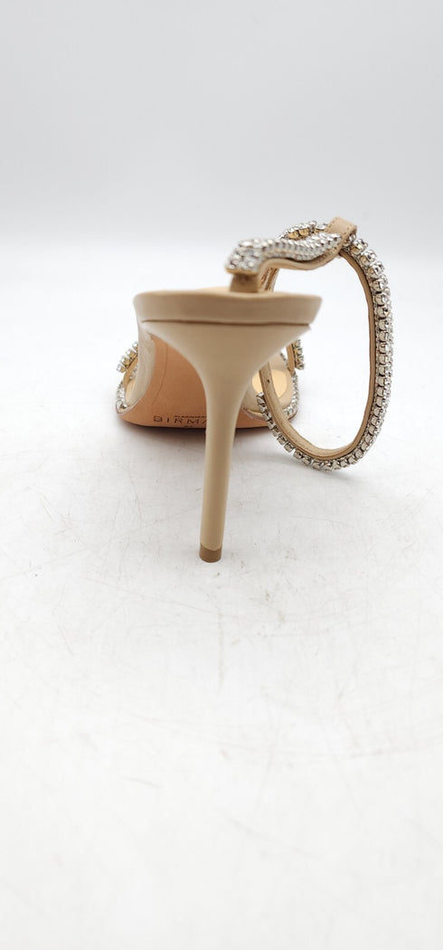 Alexander Birman Women's Agnes Embellished High Heel Sandals Size 7 MSRP $795