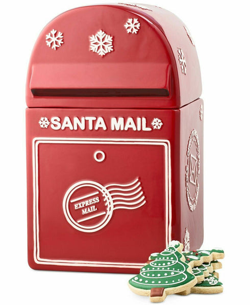 Martha Stewart Collection, Mailbox Cookie Jar, Express Mail, Red Christmas Gift