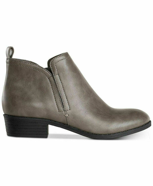 American Rag Womens Cadee Almond Toe Ankle Fashion Boots, Grey, Size 5 M
