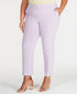 Bar III Trendy Plus Size Bi-Stretch Pants Purple 22W