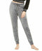 Jenni Womens Gray Jogger Velour Pajama Pants Glitter Moon & Stars Size Small