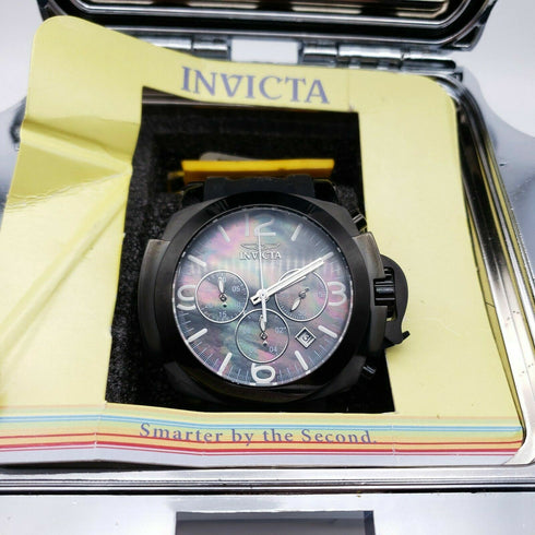 Invicta Men's Watch 22279 Coalition Forces Chronograph MOP Dial Rubber Band