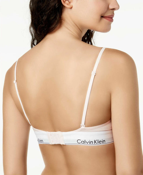 Calvin Klein Modern Cotton Logo-Band Triangle Bralette QF1061 XL