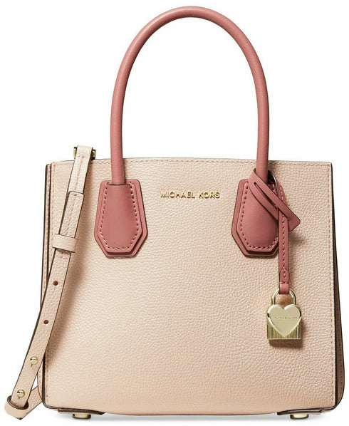 MICHAEL Michael Kors Mercer Pebble Leather Crossbody with Heart