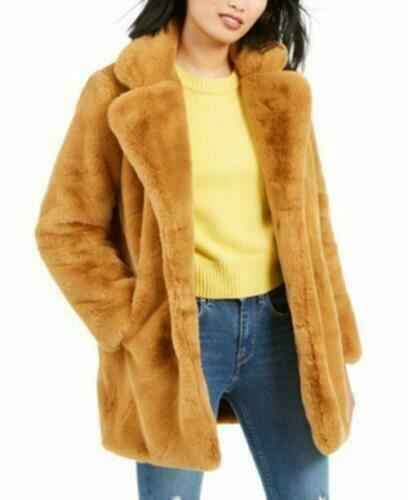 Apparis Jacket Faux Fur Eloise Coat Chestnut Womens Brown Size Medium