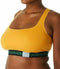 Calvin Klein Women's Plus 1981 Bold Cotton Unlined Bralette Yellow "Trippy"- 2X