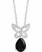 Sapphire Butterfly 18" Pendant Necklace (1-1/5 ct. tw.) in Sterling Silver
