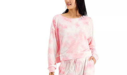 JENNI Women's Tie-Dyed Loungewear Top Size Medium