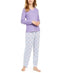Charter Club Womens Knit Henley Pajama Set- 2XL