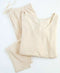 Nine space delilah long sleeve loungewear set Beige Size Small