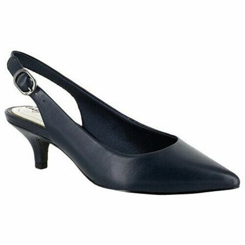 Easy Street Women's Faye Pump Navy Size 6.5M