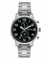 Kenneth Cole Reaction Men's Silver-Tone Metal Bracelet Watch, 46mm