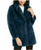 Apparis Eloise Faux-Fur Coat Navy Size Large