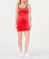 Fila Dylana Cami Bodycon Velour Tank Dress Red Medium