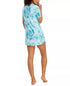Jenni by Jennifer Moore Womens Short Sleeve Printed Sleep Shirt Medium