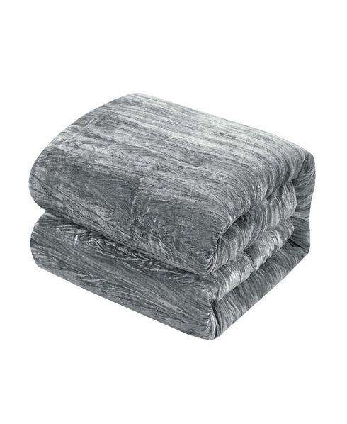 Chic Home Westmont 4-Piece King Comforter Set Gray New $430