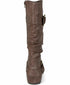 Journee Collection Women's Paris Boot Brown Size 7.5M