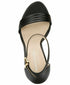 Kenneth Cole New York Women's Milena Ankle Strap Sandal Heel In Leather Black