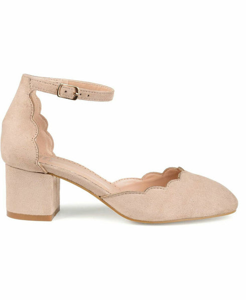 Women's Journee Collection Women's Edna Pumps Taupe Size 7.5M