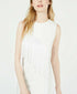 Laundry by Shelli Segal Women Dress White Size 12 Sheath Fringe