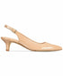 Bella Vita Scarlett II Kitten-Heel Slingback Pumps Nude size 8W