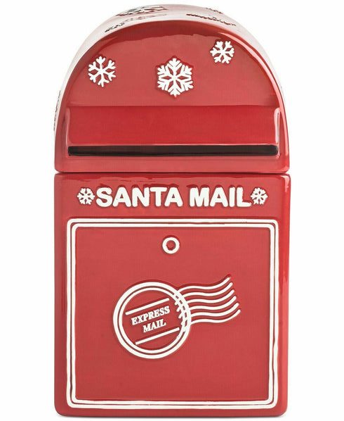 Martha Stewart Collection, Mailbox Cookie Jar, Express Mail, Red Christmas Gift
