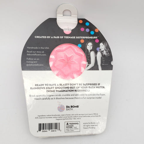 Da Bomb Bath Fizzers Unicorn Blast Foaming Body Scrub - 4oz Surprise Inside