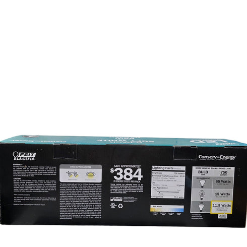 Fiet Electric LED Dimmable 6 Pack Soft White 2700K 65W BR30 Flood Lights