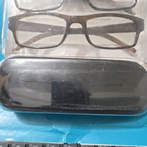 Icon hand made temples Reading Glasses +2.00 3-pack