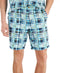 CLUB ROOM Men's Plaid Patch Shorts Size 44