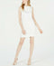 Laundry by Shelli Segal Women Dress White Size 12 Sheath Fringe