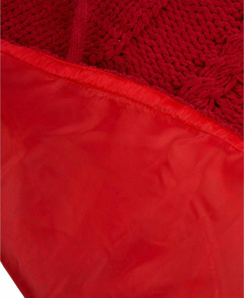 Glitzhome 52"D Knitted Christmas Tree Skirt MSRP $100