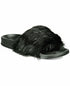 INC International Concepts Women’s Faux-Fur Slide Slippers (Black, XL)