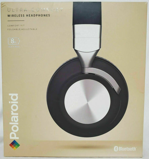 Polaroid Wireless Ultra Comfort Bluetooth Headphone Black