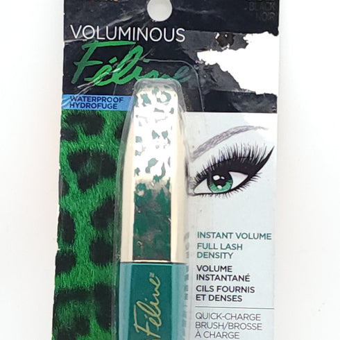 L’Oreal Voluminous Feline Waterproof Instant Volume Black Mascara #632  0.27 Oz.